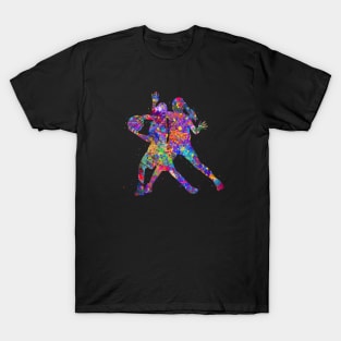 Basketball player girl watercolor T-Shirt